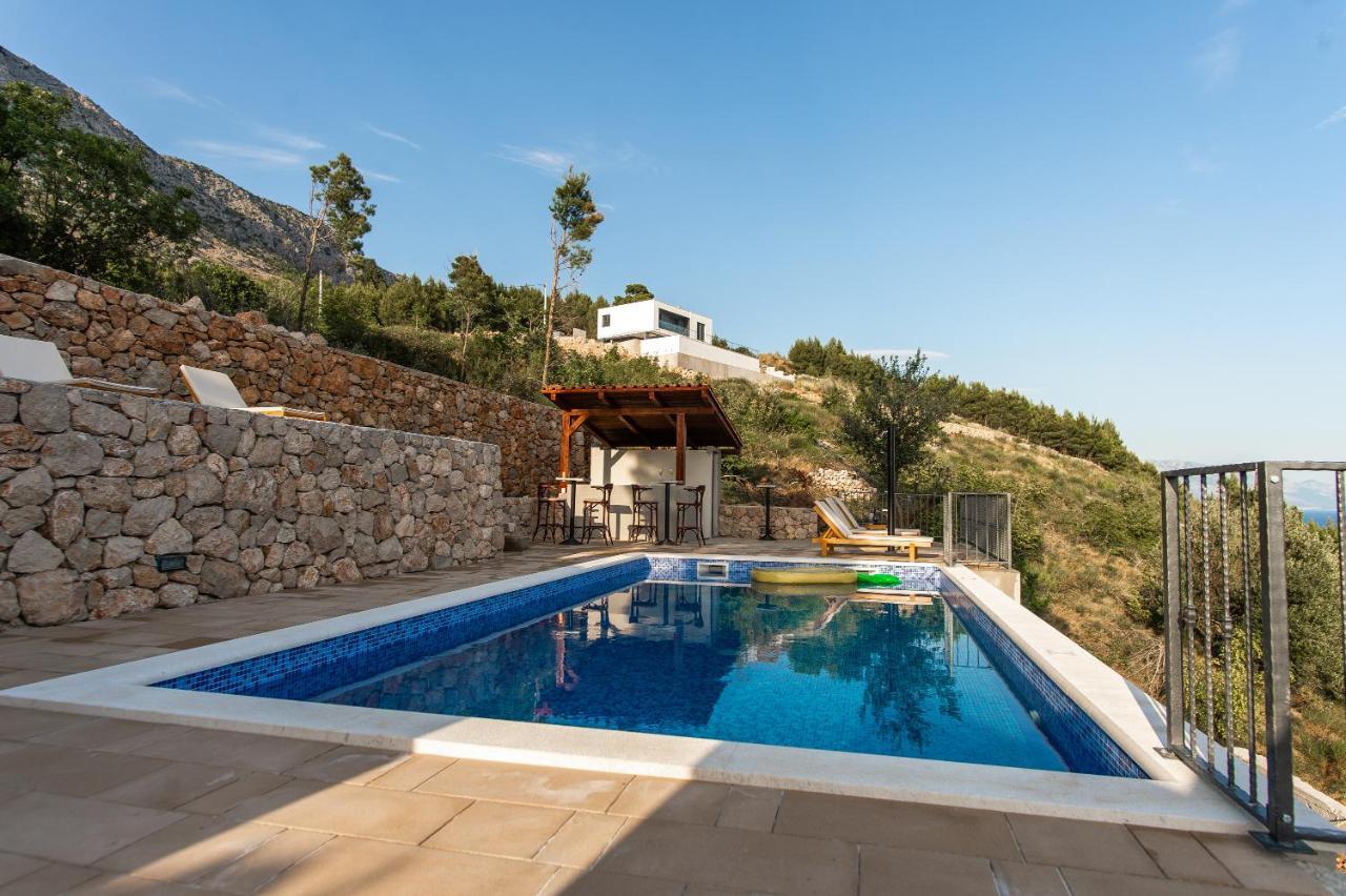 Exclusive Villa Almissa With Swimming Pool And Sea View Lokva Rogoznica Zewnętrze zdjęcie