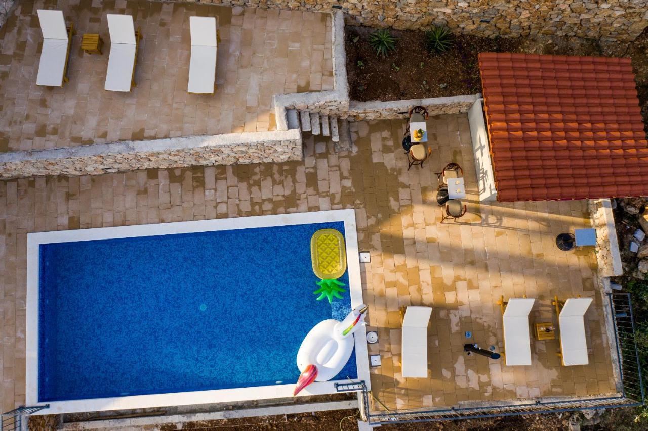 Exclusive Villa Almissa With Swimming Pool And Sea View Lokva Rogoznica Zewnętrze zdjęcie