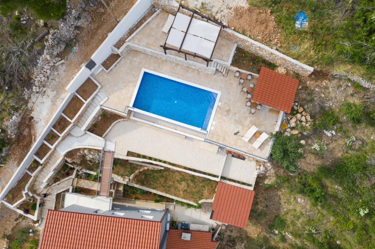 Exclusive Villa Almissa With Swimming Pool And Sea View Lokva Rogoznica Zewnętrze zdjęcie